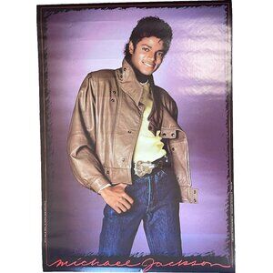 Michael Jackson Jacket Jeans Buckle Vintage Poster 20x28" Bi-Rite USA 1983 MJP